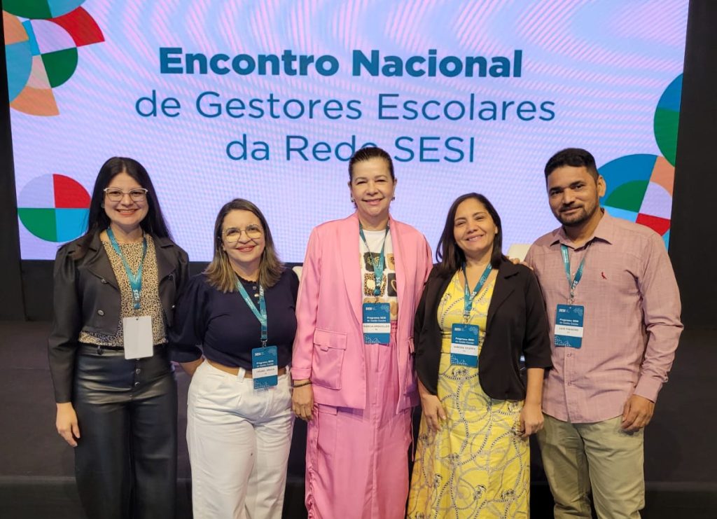 Equipe SESI, durante o evento